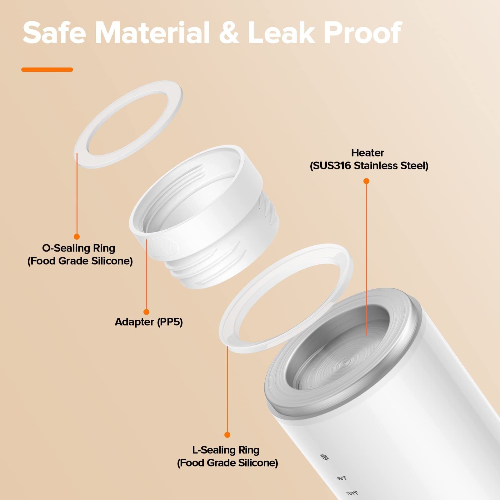 Portable Multi-function Wireless Milk Warmer